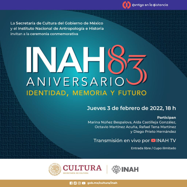 83 aniversario del INAH