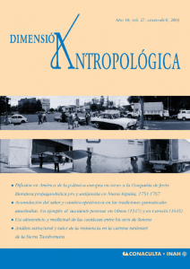 Dimensión Antropológica Año 10 Vol 27